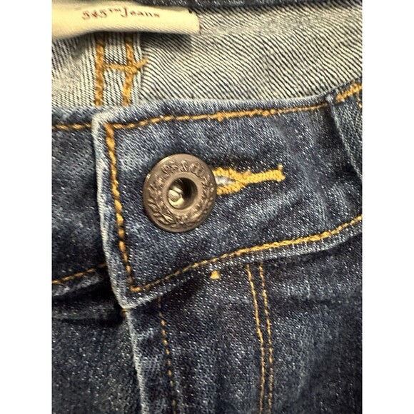 Levis 545 Jeans Size 10 Ladies Low Boot Cut Stretch‎ Blue Denim Bootcut - Picture 7 of 16
